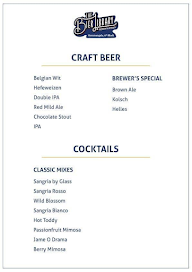 The Bier Library menu 1