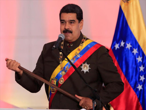 Venezuela's President Nicolas Maduro speaks during a ceremony at the National Pantheon in Caracas, Venezuela, July 15, 2017. /REUTERS