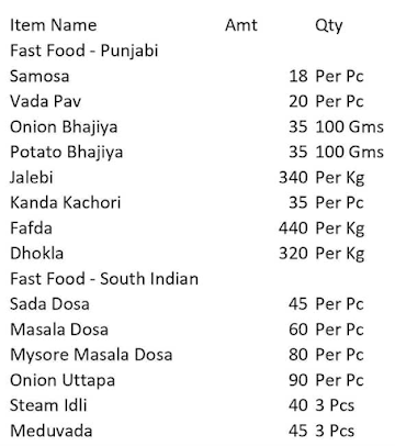 Jagnath Sweets And Dry Fruits menu 