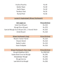 Rustic Cook Haus menu 2