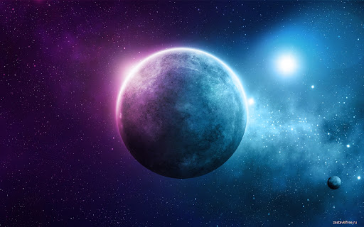 Purple and Blue
