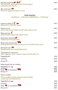 Cayenne - Mercure Hyderabad KCP menu 1