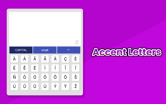 Accent Letters chrome extension