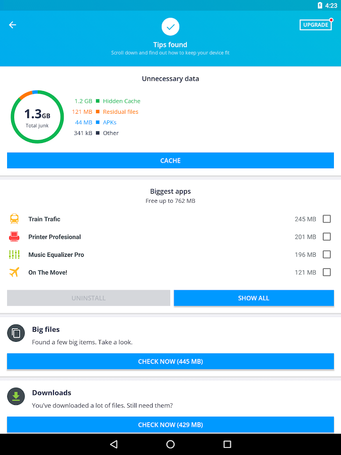 AVG Cleaner: Free Utilization Tool &amp; Space Clean - Android ...