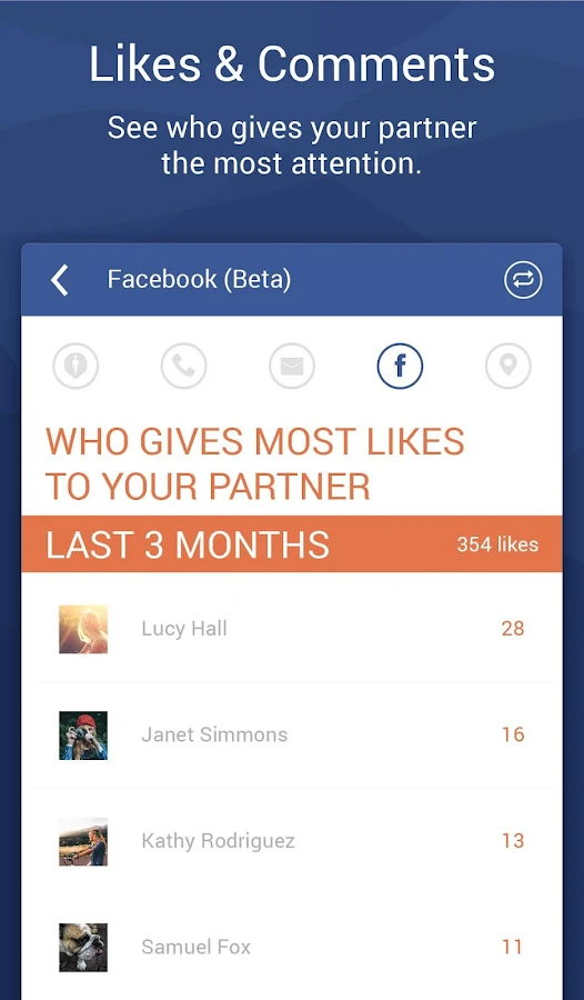 Couple Tracker -Mobile monitor- screenshot