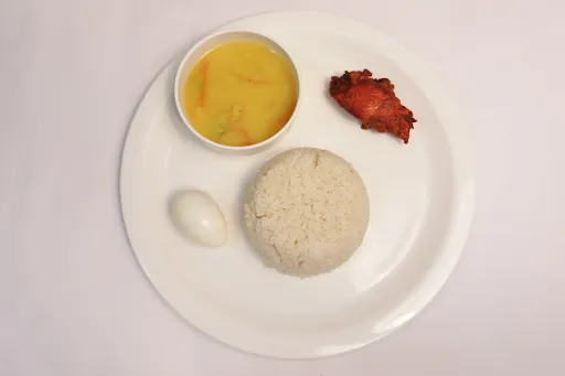 Ghee Rice + Dal + 1 Kabab + 1 Egg