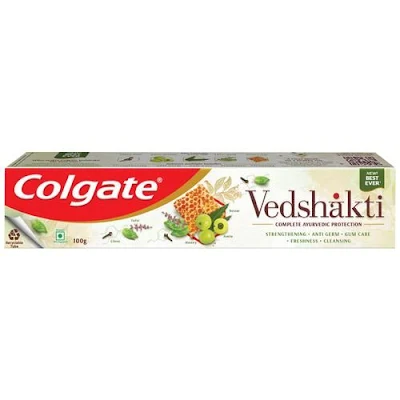 Colgate Toothpaste - Swarna Vedshakti Natural - 2x200 g