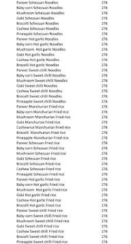 The Sangeethaa Multicuisine Restaurant menu 5