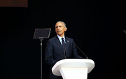 Former US president Barack Obama addressed young black men at a 