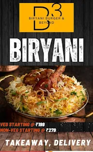 B3 (Biryani Burger & Beyond) menu 1