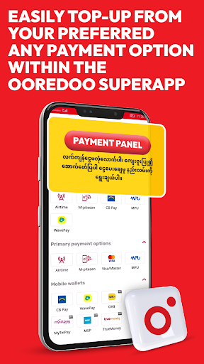 Screenshot Ooredoo SuperApp