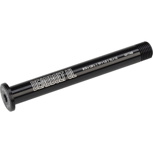 Salsa Deadbolt Ultralight Thru-Axle - Front - 15mm Axle Diameter - 125mm Length - 1.5 Thread Pitch 