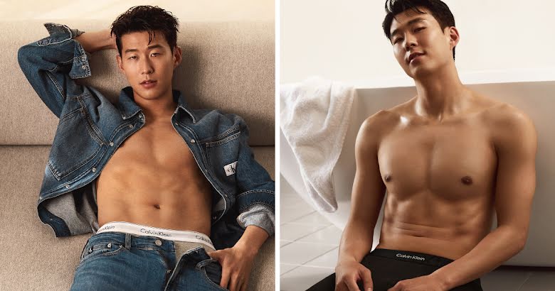 Netizens Bring Back Son Heung Min's Sexy Calvin Klein Underwear Pictorial  And Nobody's Okay - Koreaboo