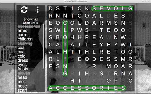 Christmas Word Search Puzzles