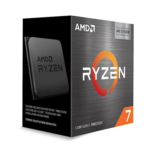 Bộ vi xử lý/ CPU AMD Ryzen 7 5700X3D without cooler (8C/16T, 100MB Cache, 4100 MHz, Socket AM4) (100-100001503WOF)