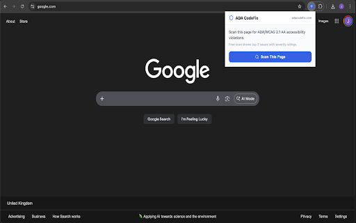 ADA CodeFix — Website Accessibility Scanner screenshot 1