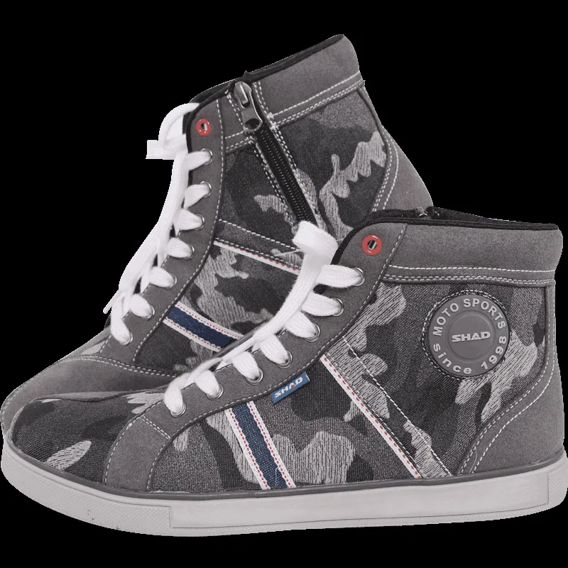 Ochronne Krótkie Buty Motocyklowe do Jazdy Rekreacyjnej Antypoślizgowe Oddychające Bezpieczeństwo i Komfort.