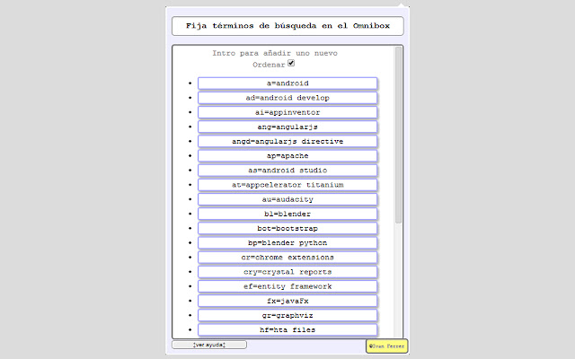 STermFix chrome extension