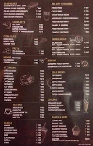 Pyramid Coffee House menu 1