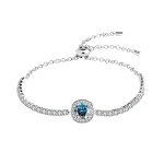 1 Karat Colorful Blue