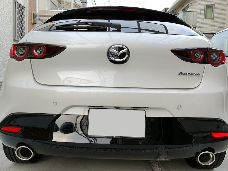 登場! オートエグゼ(AUTOEXE)プレミアテールマフラー MAZDA3(BP) MBP8Y10