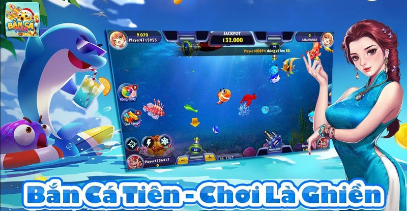 Giao diện thu hút của cổng game BanCaTien