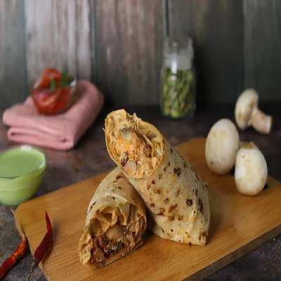 Tandoori Mushroom Kathi Roll