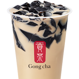 Wintermelon Milk Tea with Grass Jelly