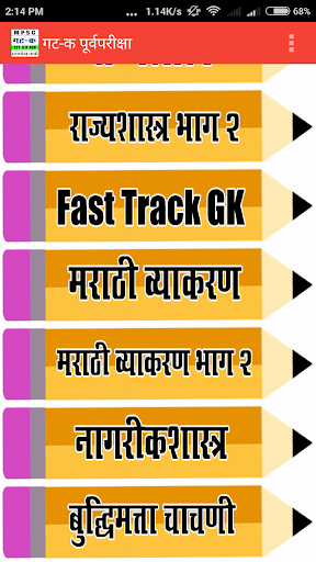 MPSC Group C PSI STI Examराज्यसेवा पूर्व परीक्षा