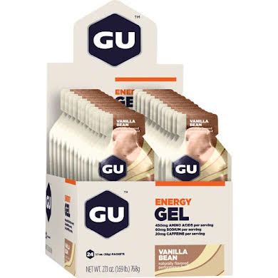 GU Energy Gel: Vanilla Bean, Box of 24