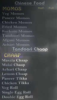 Tandoori Nights menu 1