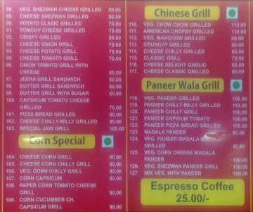 Supreme Sandwich Corner menu 