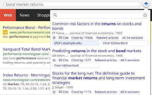 market returns Shoppi Peformance Perfort performance payment Vanguard performance.morningstar.com/.. performance quarterly Returns news.morningstar.com/index/in¢ Market, 03-23-15, 03-23-15, Common factors returns stocks bonds financial economics, example.edu it@stanford Predicting returns markets financial economics, Stocks definitive guide financial market returns long-term investment strategies 