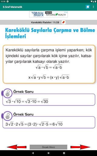 8. Sınıf Matematik LGS Konu Anlatımı Test Soruları