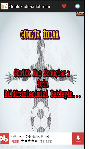 Günlük İddaa Tahimini