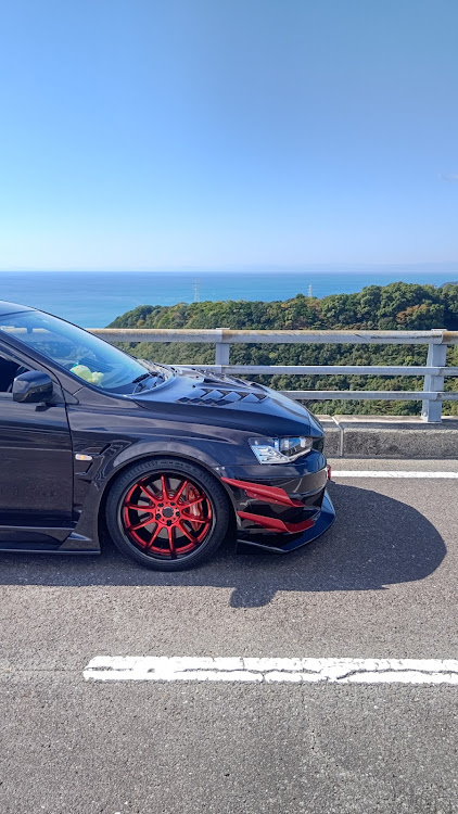 ランサーエボリューションの高知県・愛車に感謝・ドライブ・絶景と愛車・ワークエモーションZR10 2Pに関するカスタム事例の投稿画像1枚目