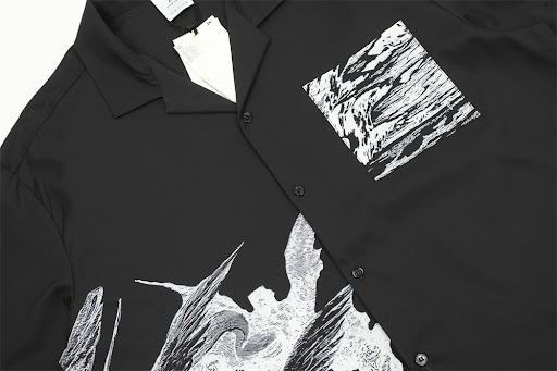 Title 6, Mens Short Sleeve Angel Abstract Printing Loos...