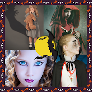 Scary Photo Collage  Icon
