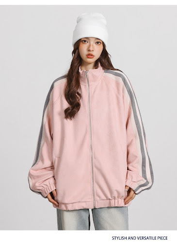 Title 11, Striped Zipper Cardigan Sweater High Street sty...