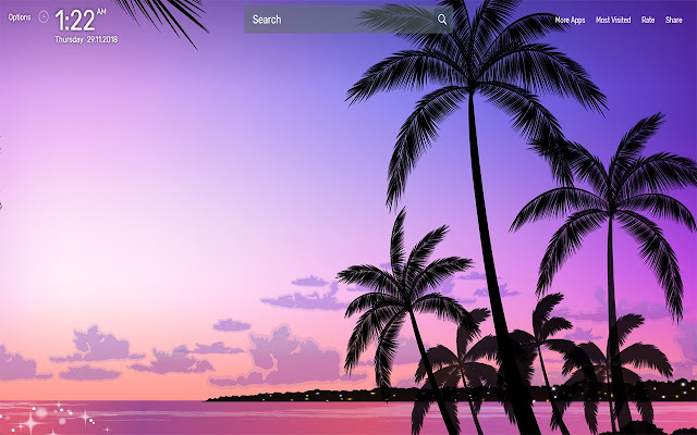 Beach Wallpapers NewTab Theme