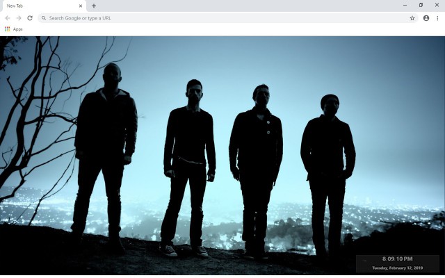 Coldplay New Tab & Wallpapers Collection