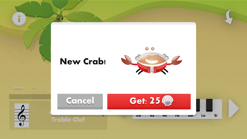 Скриншот Music Crab - Notes de musique