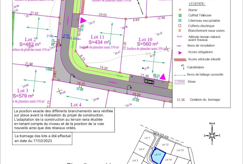  Vente Terrain à bâtir - à Beauvoir-sur-Niort (79360) 