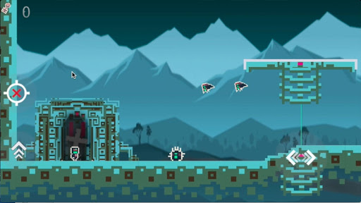 Inhabited 2d pixel platformer
