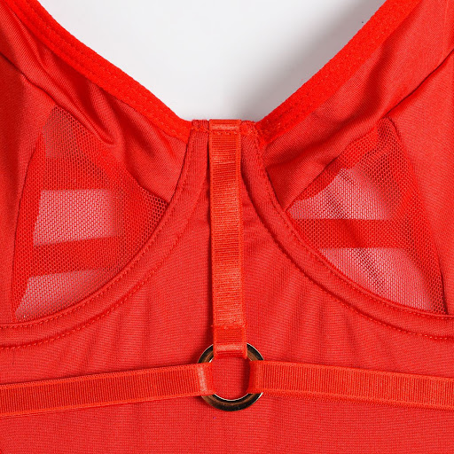 Title 10, Girls Mesh Buckle Piece Strapless Leg Ring Und...