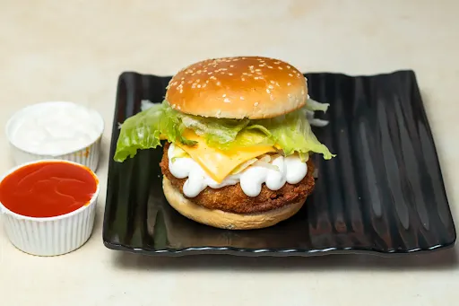 Crisp N Spicy Special Chicken Tandoori Cheese Burger