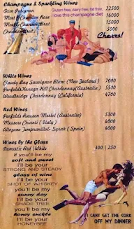 SinQ Nightclub menu 5