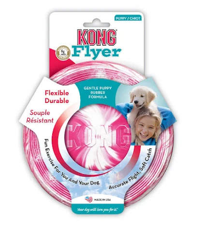 Kong Flyer Puppy leksak frisbee [KP15] 4st