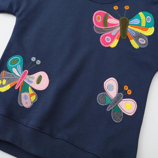Title 5, Girls Cartoon Sweater Casual Long-sleeved Top ...