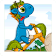 dino gizmo rush bike race icon